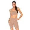 LEG AVENUE Festival Spandex 2 Piece Bodysuit- Med Tan