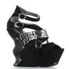 HADES FOOTWEAR Victorian Corsets Size 9 - Lusty Mega Platform Wedges