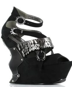 HADES FOOTWEAR Victorian Corsets Size 9 - Lusty Mega Platform Wedges