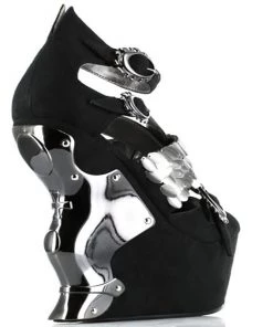 HADES FOOTWEAR Victorian Corsets Size 9 - Lusty Mega Platform Wedges