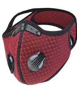 Night Bloom Accessories Playa Ready Filtering Maroon Cycling Mask - IN STOCK