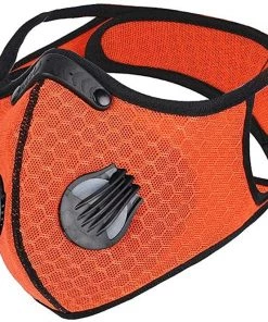 Night Bloom Accessories Playa Ready Filtering Orange Cycling Mask - IN STOCK