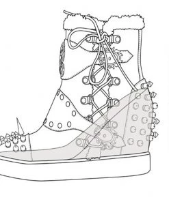 HADES FOOTWEAR Size 10 - Apocalyptic Sneaker Wedge Victorian Corsets