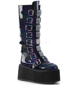 PLEASER USA Lace Me Up Platform Boots Shoes