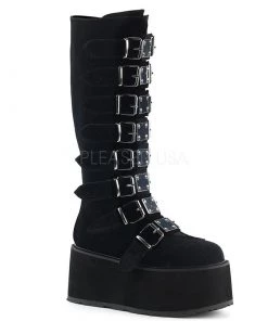 PLEASER USA Lace Me Up Platform Boots Shoes