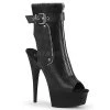 PLEASER USA Zipped Spike Heel Boots Shoes