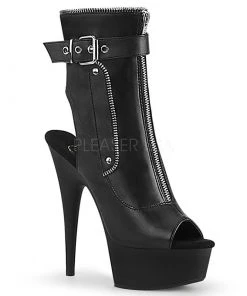 PLEASER USA Zipped Spike Heel Boots Shoes