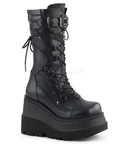 PLEASER USA Apocalyptic Platform Stomper Boots Shoes