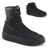 PLEASER USA Mercenary Zipped Creeper Sneakers Men's Clothing