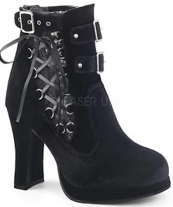 PLEASER USA Size 8 - Gothic Lacers Ankle Boots Shoes