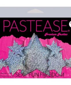 Pastease Festival Silver Glitter Star Cover Pasties