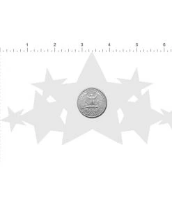 Pastease Festival Silver Glitter Star Cover Pasties