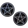 Pastease Festival Glittery Black Pentagram Pasties 2 Pastease Festival Glittery Black Pentagram Pasties