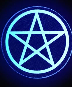 Pastease Festival Glittery Black Pentagram Pasties