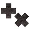 Pastease XX Liquid Black Cross Nipple Pasties Festival 2 Pastease XX Liquid Black Cross Nipple Pasties Festival
