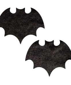 Pastease Vampire Bat Liquid Black Nipple Pasties Festival