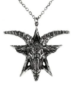 RESTYLE Baphomet Pentagram Pendant - Silver