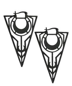 RESTYLE Sacred Moon Triangle Earrings Accessories