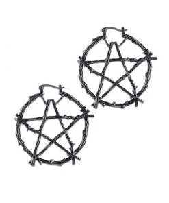 RESTYLE Sacred Branch Pentagram Earrings