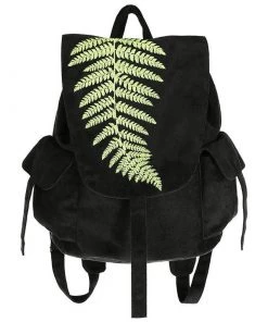 RESTYLE Forest Witch Fern Suede Backpack Accessories