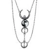 RESTYLE Moon Phase Maiden Necklace - Silver Accessories 2 RESTYLE Moon Phase Maiden Necklace - Silver Accessories