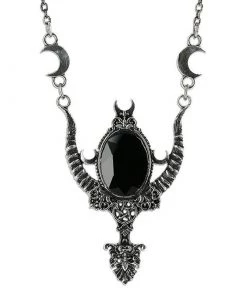 RESTYLE Mystic Lunar Horned Necklace