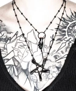 RESTYLE Magic Wand Necklace - Black Accessories