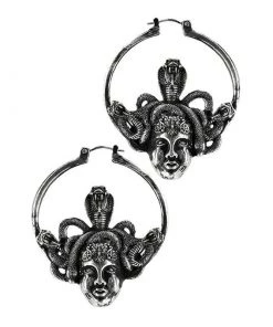 RESTYLE Accessories Medusa Head Earrings