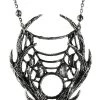 RESTYLE Moon Antlers Necklace - Silver Accessories
