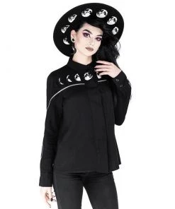 RESTYLE Moon Phases Blouse