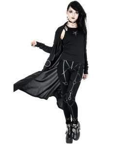 RESTYLE Goth Night Princess Deep Pocketed Duster