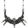 RESTYLE Raven Skulls Necklace Accessories
