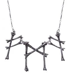 RESTYLE Cast The Runes Bone Necklace Accessories