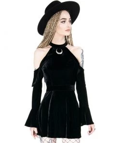 RESTYLE Clothing Velvet Moon Halter Mini Dress 13 RESTYLE Clothing Velvet Moon Halter Mini Dress