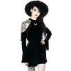 RESTYLE Clothing Velvet Moon Halter Mini Dress