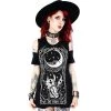 RESTYLE Witches Chant Cold Shoulder T-Shirt 1 RESTYLE Witches Chant Cold Shoulder T-Shirt