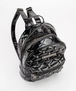 Rock Rebel Horror Black Bat Studded Backpack Purse (IN STOCK)