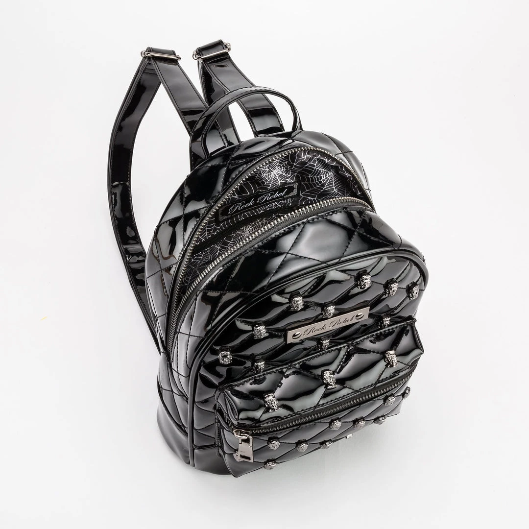 Rock Rebel Horror Black Bat Studded Backpack Purse (IN STOCK) 4 Rock Rebel Horror Black Bat Studded Backpack Purse (IN STOCK)