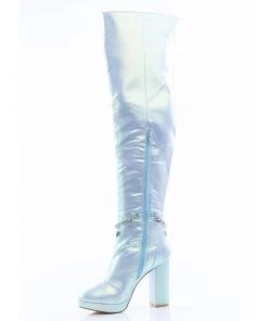 Sparkl Blue Fairy Thigh-High Boots Shoes