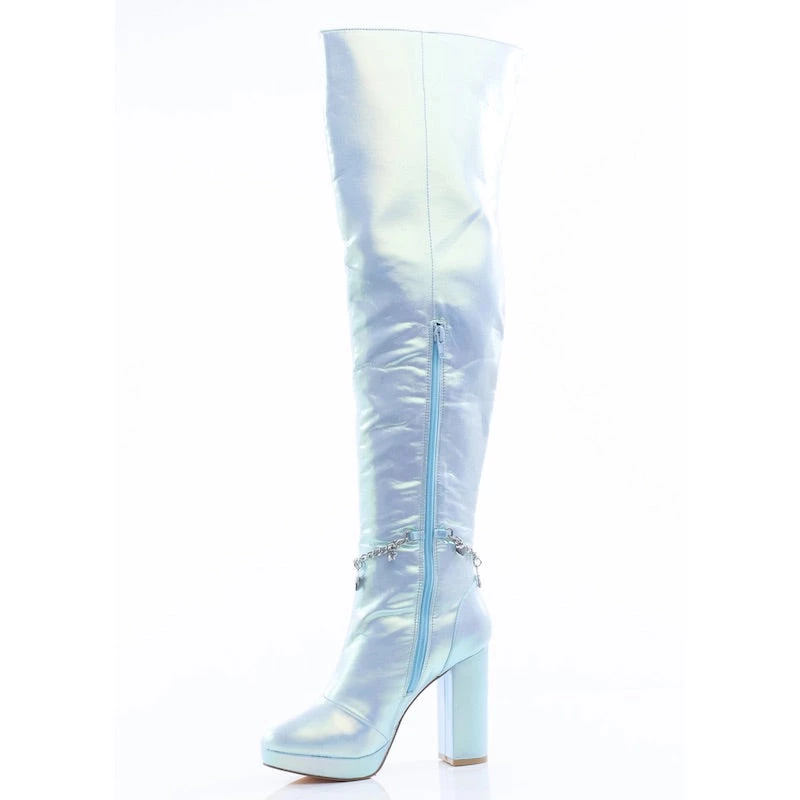 Sparkl Blue Fairy Thigh-High Boots Shoes 4 Sparkl Blue Fairy Thigh-High Boots Shoes