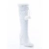 Sparkl White Puffer Knee-High Boots 2 Sparkl White Puffer Knee-High Boots