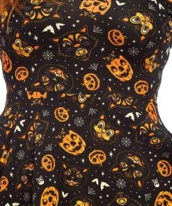 SOURPUSS CLOTHING Hallo-Kitty Skater Dress Dresses