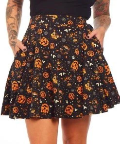 SOURPUSS CLOTHING Bottoms Hallo-Kitty Skater Skirt