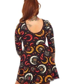 SOURPUSS CLOTHING Dresses Over The Moon Low Back Dress