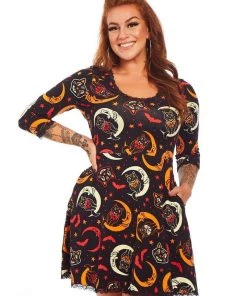 SOURPUSS CLOTHING Dresses Over The Moon Low Back Dress