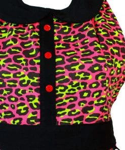 SOURPUSS CLOTHING Accessories Pink Leopard Apron