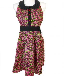SOURPUSS CLOTHING Accessories Pink Leopard Apron