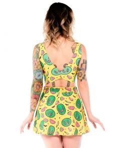 SOURPUSS CLOTHING Spooky Mealons Swim Skirt