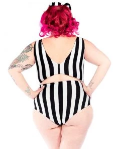 SOURPUSS CLOTHING Hot Ghoul Monokini Swimwear