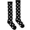 SOURPUSS CLOTHING Skull Crazy Knee Socks
